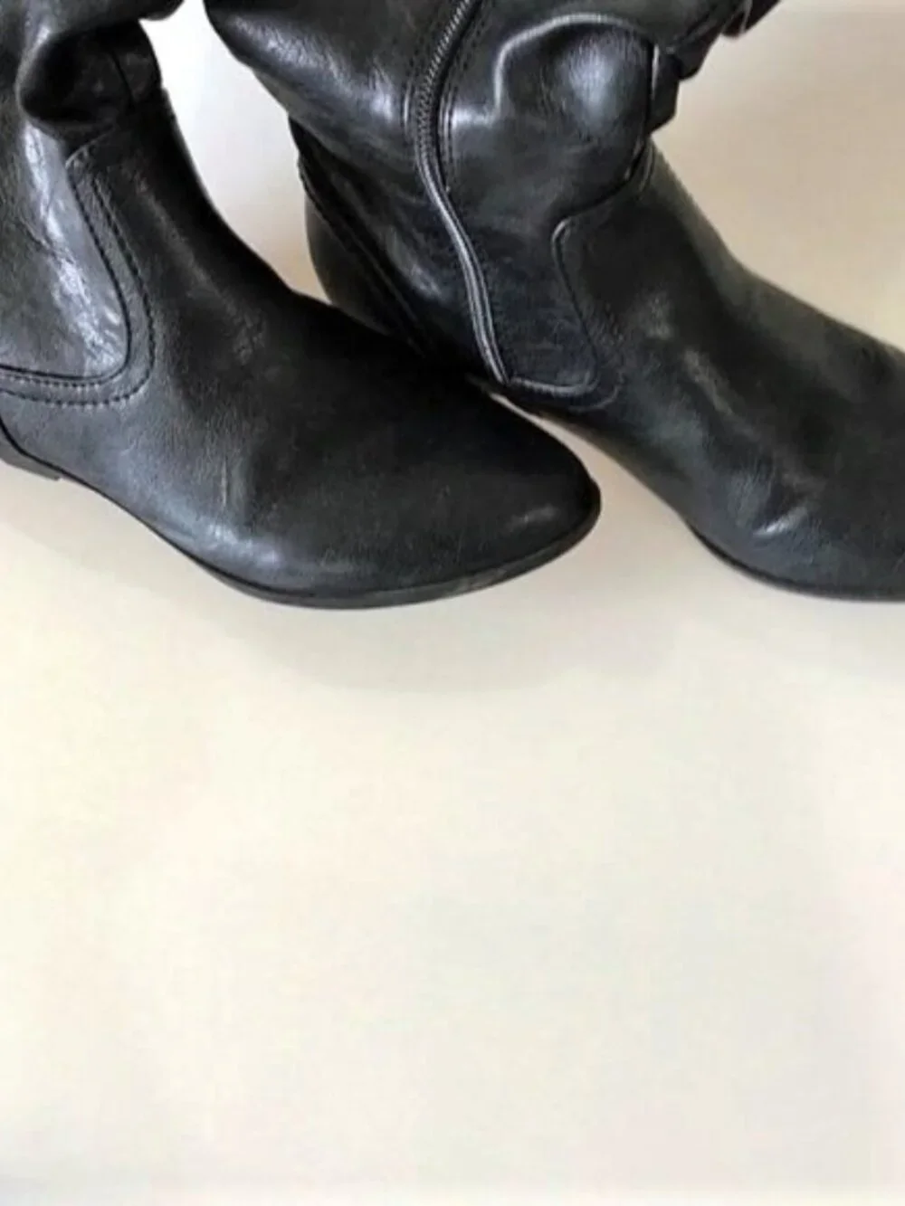 Cliffs by White Mountain Felisa Slouchy Knee High Boots Black Size 5 M GUC